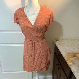 BEACH BUNNY MINI WRAP DRESS OR BEACH COVERUP